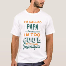 Funny Grandpa Quote Tees ADD Namn för att anpassa