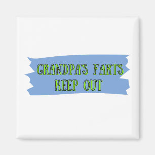 Funny Grandpas Farts Magnet