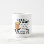 Funny Grandson Birthday Best Gift Kaffemugg<br><div class="desc">För manar presenter,  kvinnor,  pojkar,  barn,  par och grupper. Perfekt för födelsedagar,  jubileer,  skola,  Studenten,  Helgdagar,  jul.</div>