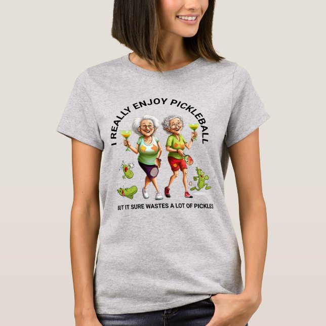Funny Granny PICKLEBALL T Shirt (Framsida)