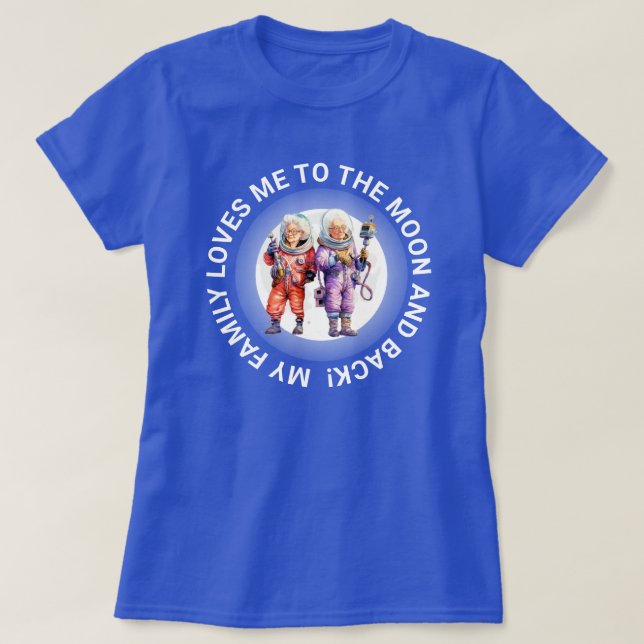 Funny Granny T Shirt (Design framsida)