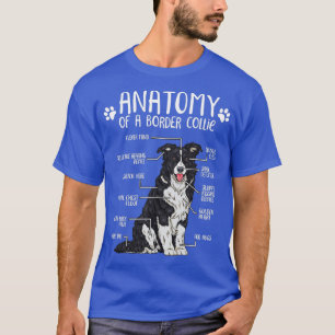 Funny Gräns Collie Anatomy Hund älskare Gift 1 T Shirt