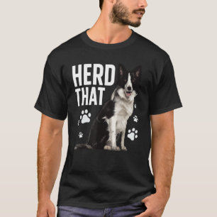 Funny Gräns Collie Art För manar kvinnor Gräns Col T Shirt