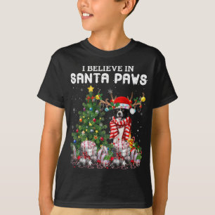 Funny Gräns Collie Hund jul P T Shirt