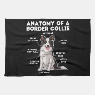 Funny Gräns Collie Kökshandduk