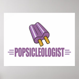 Funny Grape Popsicle Älskare Poster