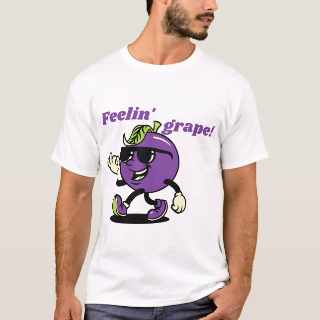 FUNNY GRAPE T SHIRT (Framsida)