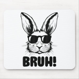Funny Graphic Meme Påsk Day Bunny Bruh För manar W Musmatta