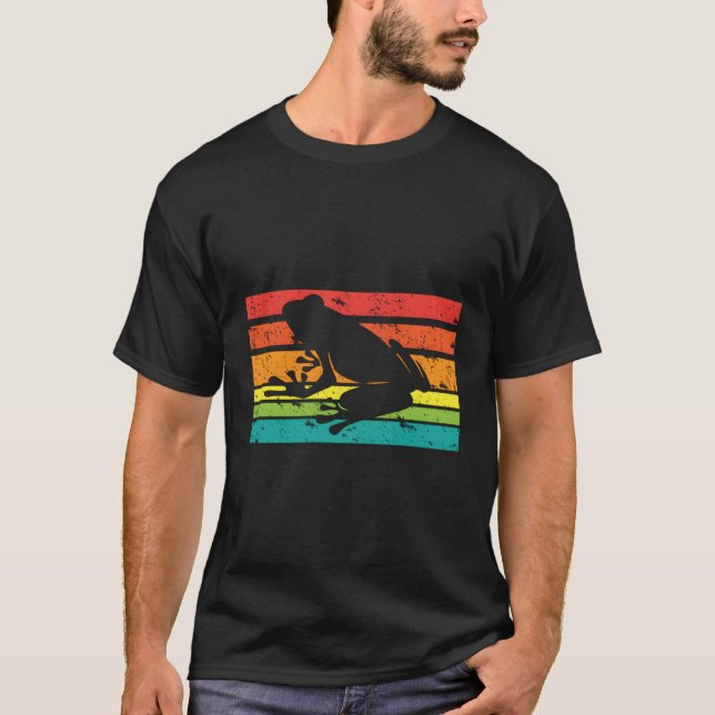 Funny Graphic Träd Frog T Shirt (Framsida)