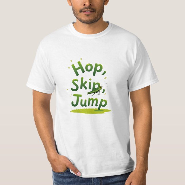 Funny Grashopper Gift T Shirt (Framsida)
