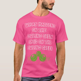 Funny Gräsmatta Bowls Bowls Bowling T Shirt