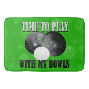 Funny Gräsmatta Bowls Play Time Badrumsmatta