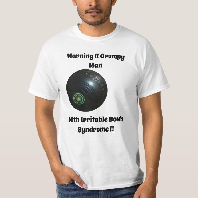 Funny Gräsmatta Bowls Syndrome, Manar Value Tshirt T Shirt (Framsida)
