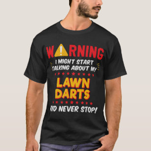 Funny Gräsmatta Darts Joke Graphic T Shirt