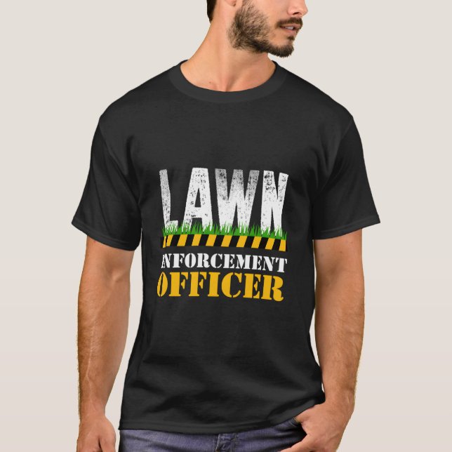 Funny Gräsmatta Enforcement Officer Mwing Gift För T Shirt (Framsida)