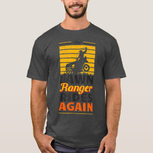 Funny Gräsmatta Mower Cowboy Gräsmatta Skogsvaktar T Shirt