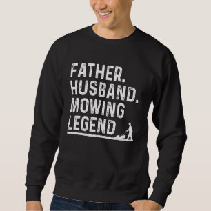 Funny Gräsmatta Mower För manar Pappa Gräsmatta Mo Lång Ärmad Tröja