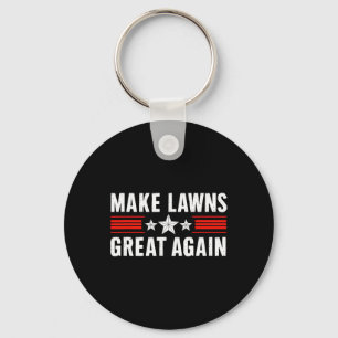 Funny Gräsmatta Mower Pappa Gardener Make Lawns Un Nyckelring