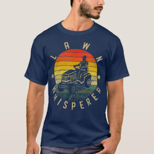 Funny Gräsmatta Mower Whisperer Coola Retro Yard W T Shirt