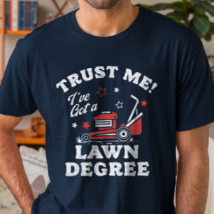 Funny Gräsmatta Mows Funny Yard Work T Shirt