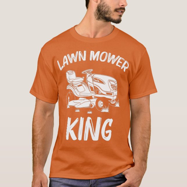 Funny Gräsmatta Mows Gift För manar Pappa Gräsmatt T Shirt (Framsida)