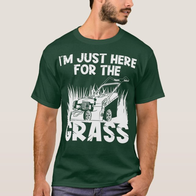 Funny Gräsmatta Mwing Gift För manar Landscaping T Shirt (Framsida)