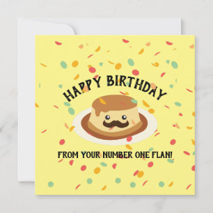 Funny Grattis på födelsedagen från din första flän Kort