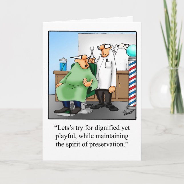 Funny Grattis på födelsedagen-kort för honom Kort (Framsida)