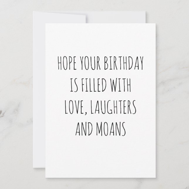 Funny Grattis på födelsedagen-kort Julkort (Framsida)