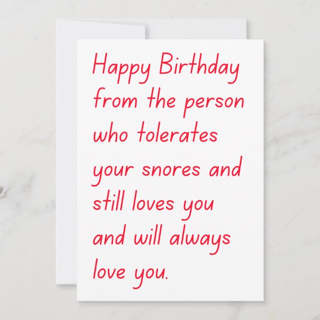 Funny Grattis på födelsedagen-kort Julkort (Framsida)