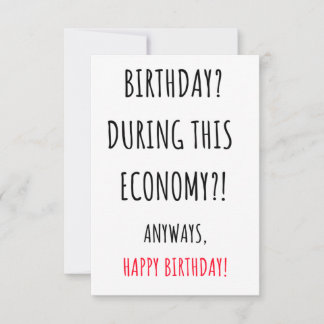 Funny Grattis på födelsedagen-kort Tack Kort