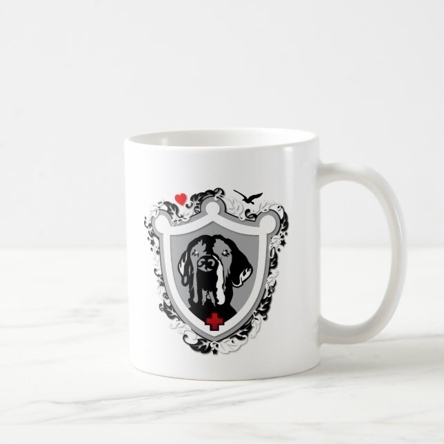 Funny Great dane Ilios Kaffemugg (Höger)