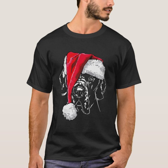 Funny Great dane juljuljul Hund Mamma Gift Pres T Shirt (Framsida)