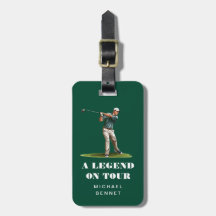 Funny Green Golfer Sport