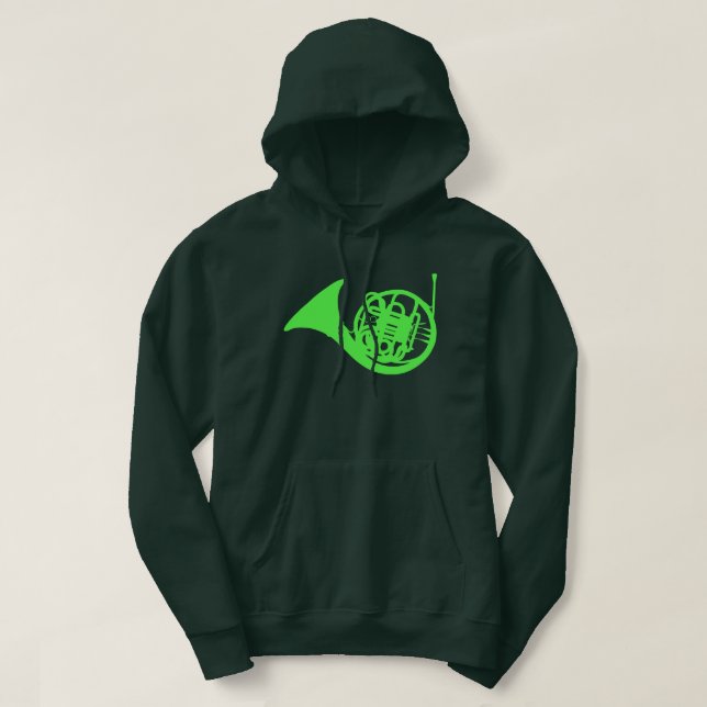 Funny Greenhorn Fishing Hoodie (Design framsida)