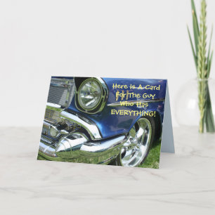 Funny Greeting Card...Guy Who Has Everything Kort