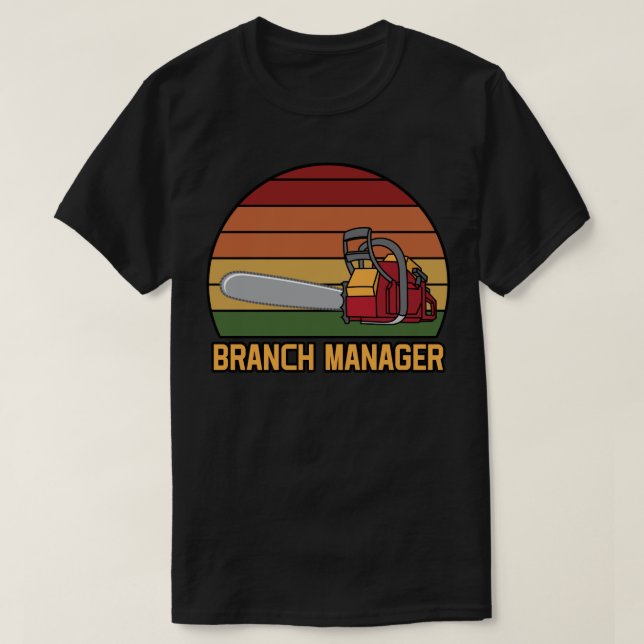 Funny Gren Manager Lumberjack T Shirt (Design framsida)