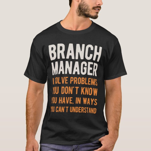 Funny Gren Manager T Shirt (Framsida)
