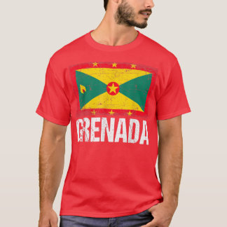 Funny Grenada Flagga Manar Women Kid Patriotic T Shirt