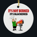 Funny Grill Chef<br><div class="desc">Lustigt Chef-design med den är inte bränd,  den är svartsjuk. Perfekt för en grillkock,  kock eller din favoritkock. Chef grillar och släcker en brand.</div>
