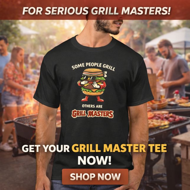 Funny Grill Master | Father's Day T Shirt (Skapare uppladdad)
