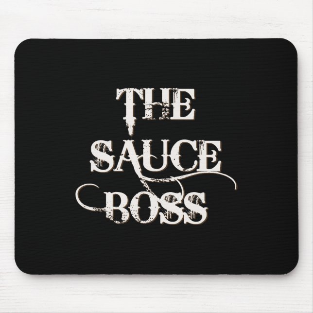Funny Grilling Bbq T Shirt the Sauce Chef Grill Da Musmatta (Framsidan)