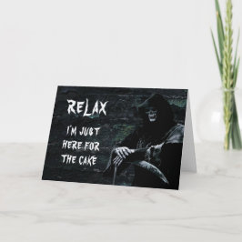 Funny Grim Reaper Birthday Card Kort