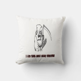 Funny Grim Reaper Citote Spooky Halloween Natt Kudde