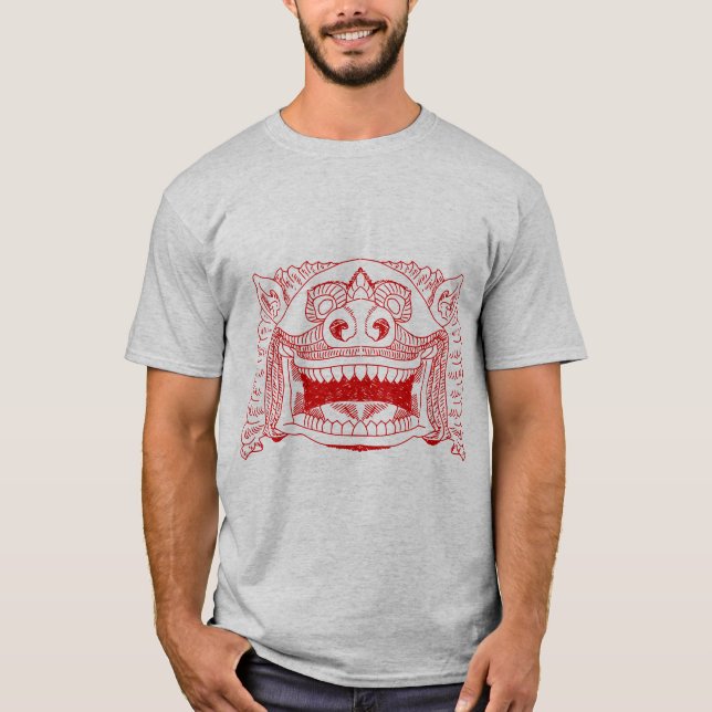 Funny Grinning Monkey Men's Graphic Tee - Artistic (Framsida)