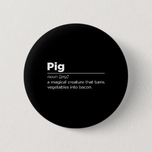Funny Gris Bacon Art För manar kvinnor Bbq Food Gr Knapp