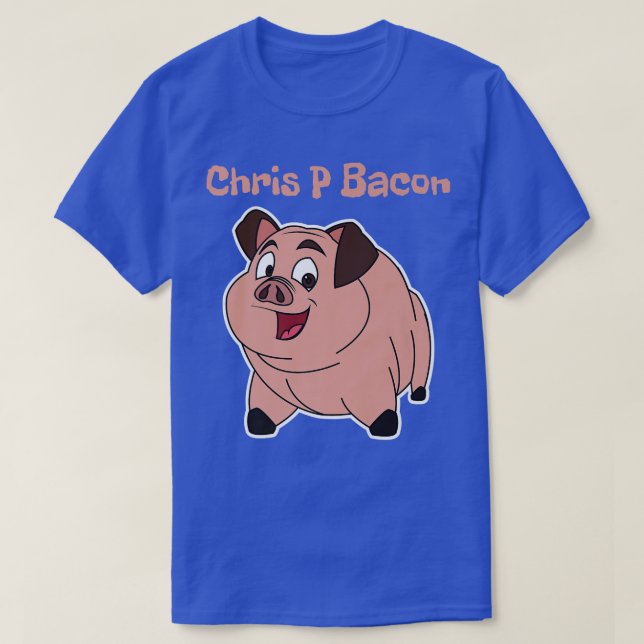 Funny Gris Chris P Bacon Namn Premium T Shirt (Design framsida)