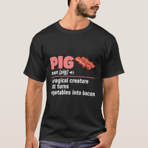 Funny Gris Definition Bacon Gris Roast Gris Älskar T Shirt