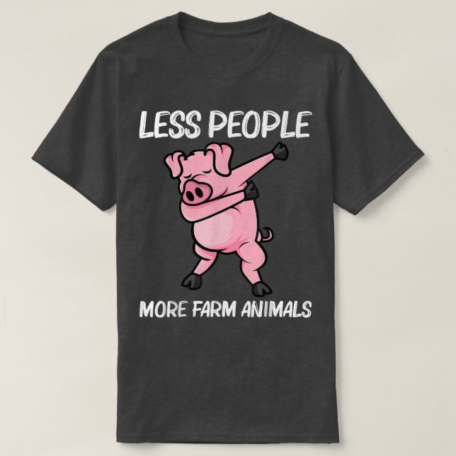 Funny Gris Design För manar Kvinnor, Piglet Hog Pi T Shirt (Design framsida)