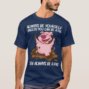 Funny Gris Design För manar Women Hog Farmer Farm T Shirt